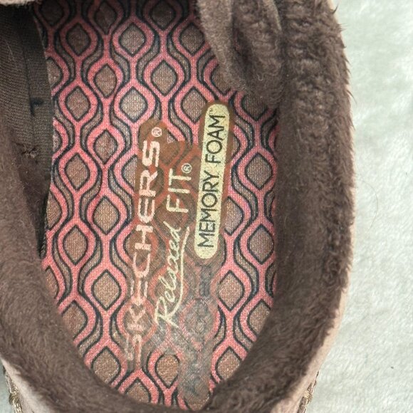 SKECHERS Bikers Lineage Boot‎ Women’s Size 7.5 Choc Suede Mid Top Chukka 44706 - Picture 7 of 9